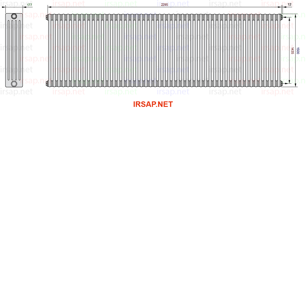 Радиатор IRSAP Tesi 51500/51 T30 CL 01